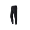 Solid Color Logo Print Elastic Waist Straight-Leg Sports Pants Men Bottoms Black 152225501-1