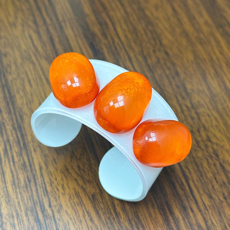 Минималистичный Браслет-Браслет из Акрилового Камня в Стиле Легкой Роскоши