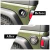 Крышка бензобака Wrangler Черная звезда Дверца заливной горловины бензобака Дверца бензобака Совместима с Jeep Wrangler JL JL и Rubicon Крышка, Крышка, 2018-2021 Unlimited, (Цзилиньский университет),