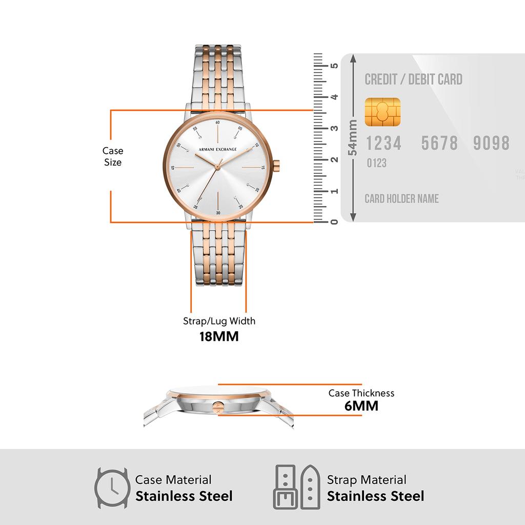 Часы Armani NA AX5580 Multicolor [AX Exchange] женские