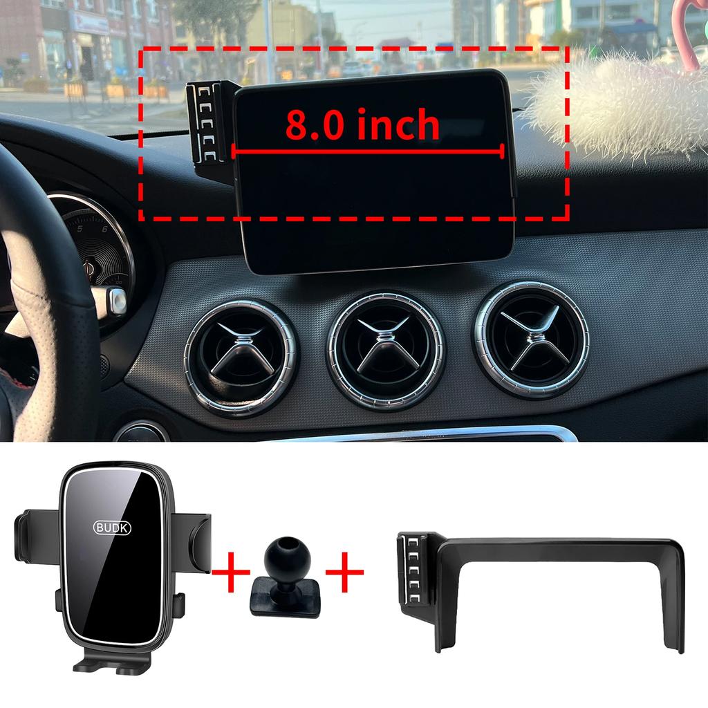 fit for Mercedes-Benz CLA 2016 2017 2018 C117 (8.0in) Integrated Screen Mount Phone Holder Mount Car accessoires