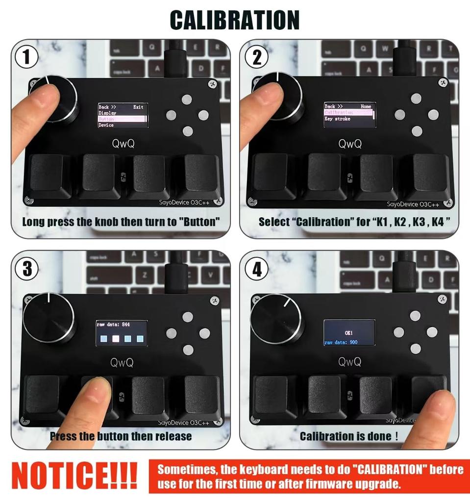 BTXETUEL SayoDevice O3C++ Клавиатура OSU с переключателями Холла с быстрым срабатыванием, магнитными линейными переключателями, ручкой и экраном, копировать/вставить, ярлык, макрос