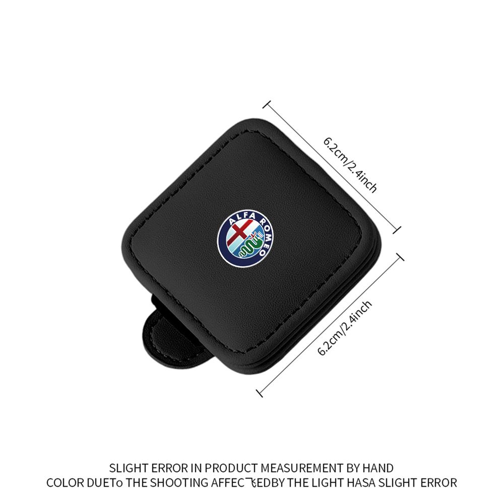 Car Sun Visor Glasses Clip Sunglasses Holder Magnetic Eyeglass Organizer For Alfa Romeo Giulietta Mito 159 147 156 Stelvio valve wzvc44