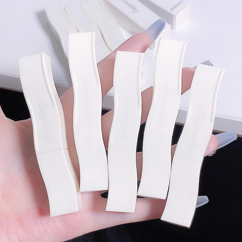 Стойкая антипригарная помада, водно-глянцевые стеклянные пухлые губы, псевдо-без макияжа, отбеливающий блеск для губ.