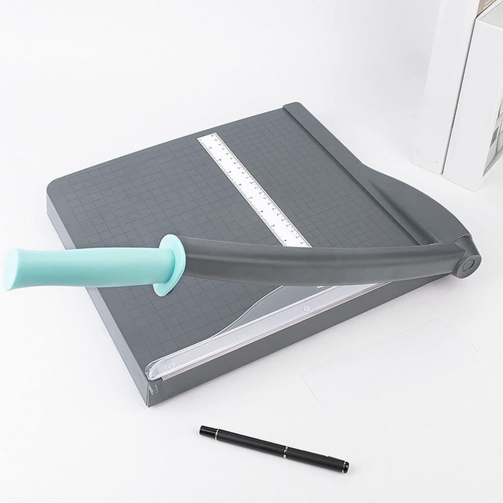  Резак для бумаги 12x12 дюймов, точная шкала, лезвие из марганцевой стали, многофункциональное использование, ручной резак для бумаги