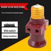 LED Bulb Screw-in Bayonet Pendant Lamp Holder with Switch, E27/B22, Free Shipping