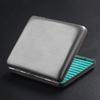 Stainless Steel Portable Cigarette Case, 20-Capacity for 6.5mm Medium Cigarettes