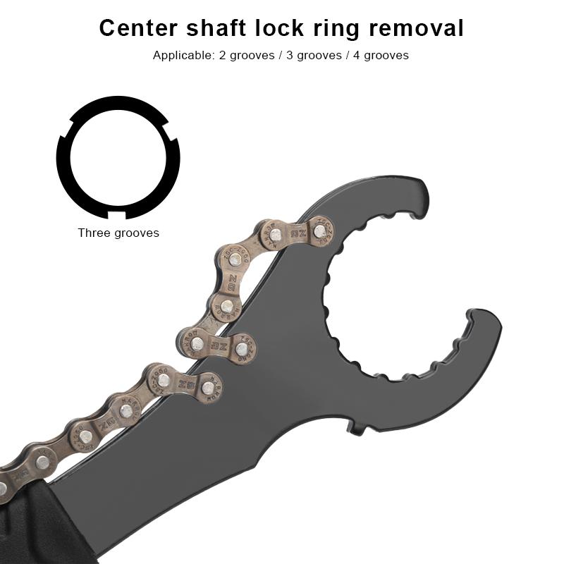 3 в 1 инструмент для снятия маховика велосипедной кассеты с цепным хлыстом ключ для снятия звездочек велосипедной кассеты инструмент для ремонта MTB