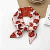 Long Silk Scarf, High-end New Versatile Hair Tie Streamer, Atmosphere Ribbon, Spring and Summer Decorative Scarf, Tied Bag Streamer