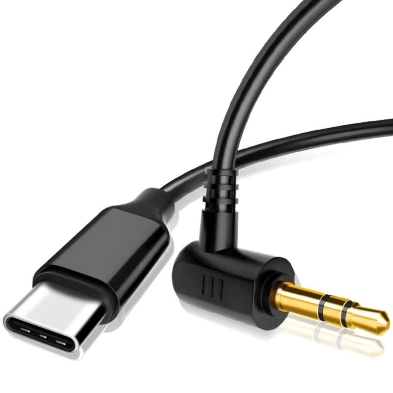Кабель Type-C на 3,5 мм Aux Универсальный 3,5 мм USB C Аудиоадаптер Шнур Линия для микрофона Rode/для камер Action 4/3/2