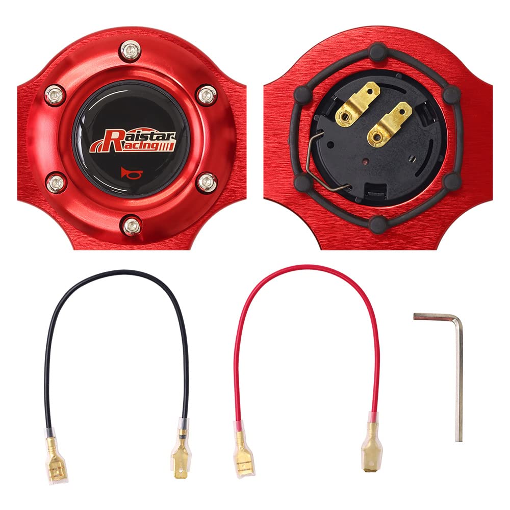 Рулевая ручка Deep Corn 70 мм спортивного типа life_mart 35 (красный)