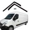 Дефлекторы боковых окон подходят для Vauxhall Movano 2010-2021 Комплект из 2 шт. Тонированные черные