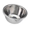 Vegetable Washing Basket Rustproof Multifunction Stainless Steel Colander for Kitchen Household Silver