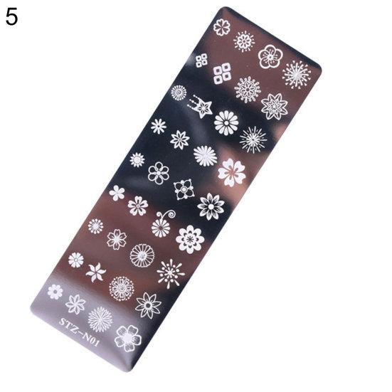 Штамп для полировки, двухсторонний маникюр, инструмент для размазывания ногтей