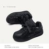Black Knight Destructive Aesthetics Series: Trendy Youth Thick-Soled Low-Top Canvas Shoes for Men and Women