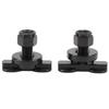 2PCS L Track Stud Fitting Carbon Steel Galvanized Airline Track Stud Fitting for Truck Bed Trailer