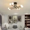 Nordic Magic Ball Multi-Branch Iron Chandelier for Bedroom Ceiling