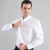 Large Size Four Sided Elastic Shirt Men's Long Sleeved Non Ironing Workwear Business Casual High-end White Shirts Men’s