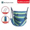 1 Set Hammock Chair with Storage Bag Ropes Hold Up To 200Kg Waterproof Canvas Hanging Chair Indoor Outdoor Ceiling Tree Hanging Swing Chair