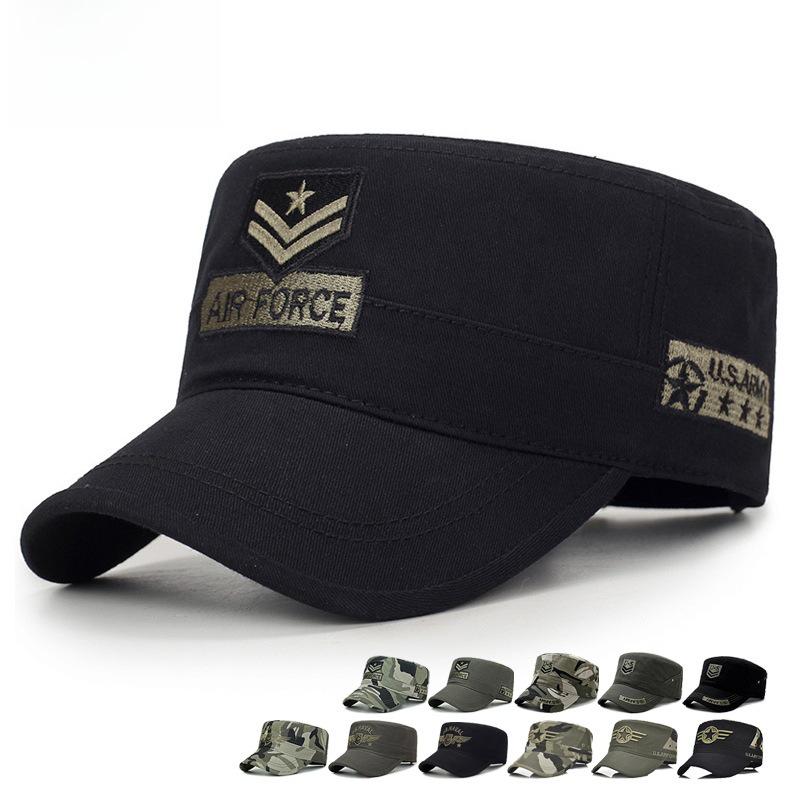 Мужская камуфляжная плоская кепка в корейском стиле - модная повседневная кепка-утконос на весну/осень