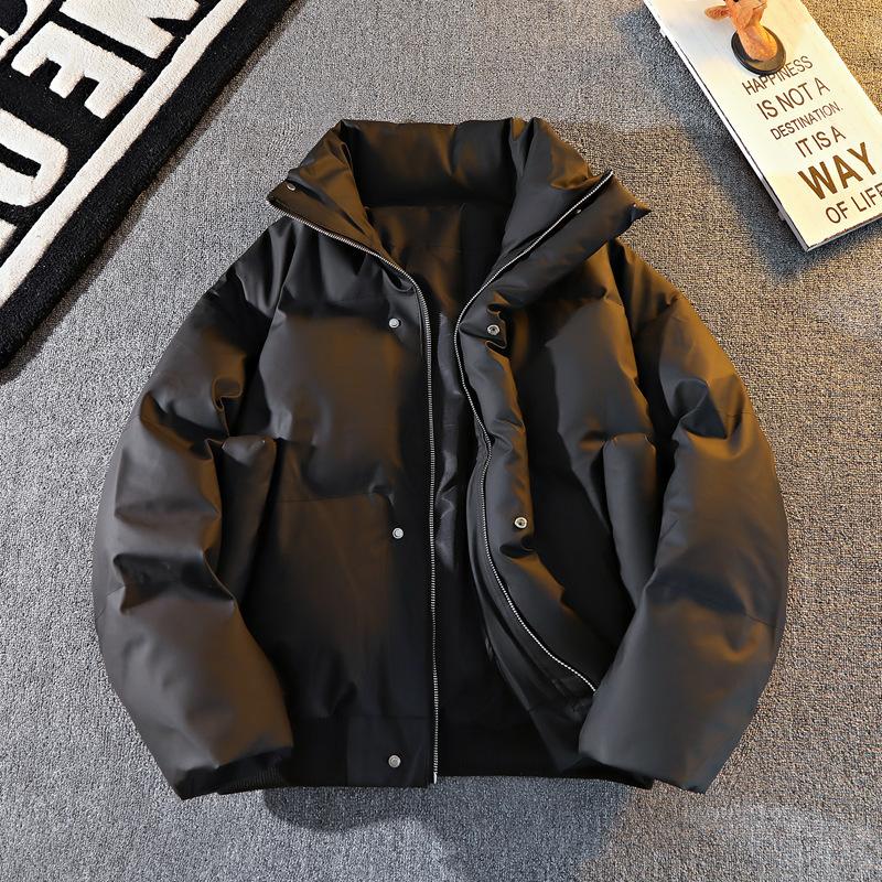 Парки мужские с воротником-стойкой, зимние, повседневные, теплые, мужская одежда для улицы, хлопковые куртки, молодежная уличная одежда, ветрозащитные пальто