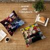 Jujutsu Kaisen Anime Personalized Picture Text Home Decorative Pillows Household Gifts 45X45Cm
