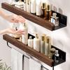 Wood Detachable Shower Storage Rack Corrosion-Resistant Bathroom Storage Rack  Bathroom Use
