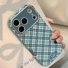 Retro Blue Diamond Pattern Phone Case for iPhone 17 and iPhone 17 Pro Max