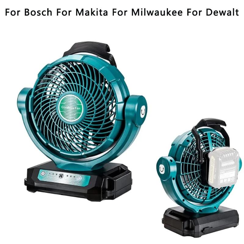 НОВЫЙ вентилятор для электроинструмента Для Bosch Для Makita Для Milwaukee Для Dewalt Для Black&Decker 14.4V 18V 20V Li-ion Battery Fan DCB200 DCB205
