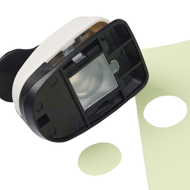 Round Embossing Device 9/16/25/38/50mm Children's Educational Embossing Machine Embossing Device Office Manual DIY Paper Cutter