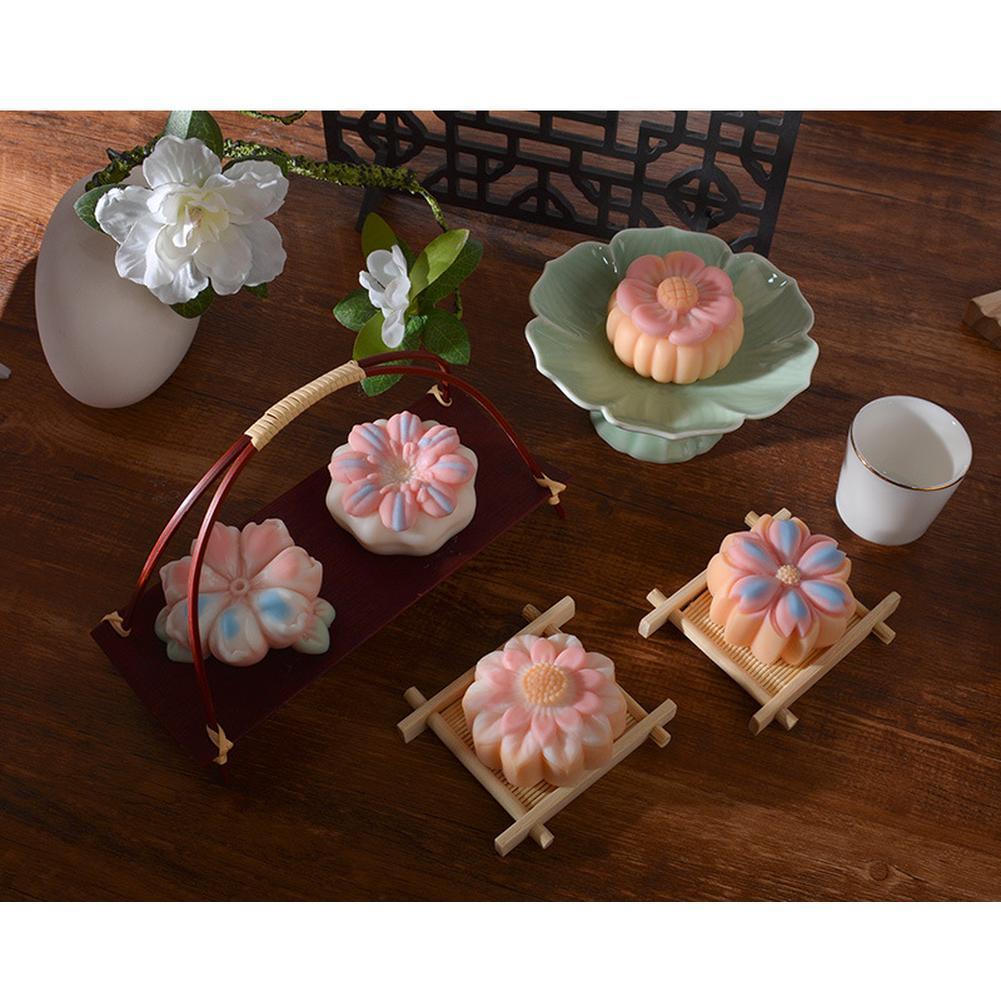 Форма для торта Moon Cake, силиконовая, вишневый цвет, литая, многоразовая, цветы, для изготовления печенья, многоцелевая, силиконовая форма для шоколадных тортов своими руками