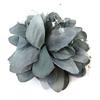[N8225] - Designer Brooch 'Scarlett' Gray - 90 Mm