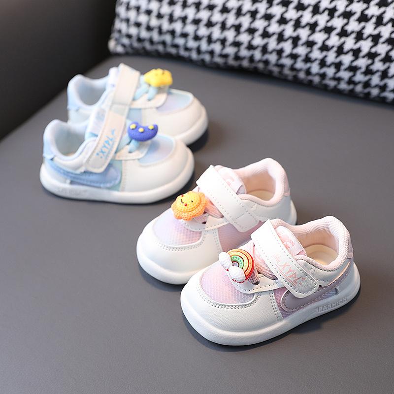 TWINFLAMES Baby Softsole Shoes Non-slip Toddler Shoes 0-2 Years Old Baby Shoes New Toddler Net Panel Shoes