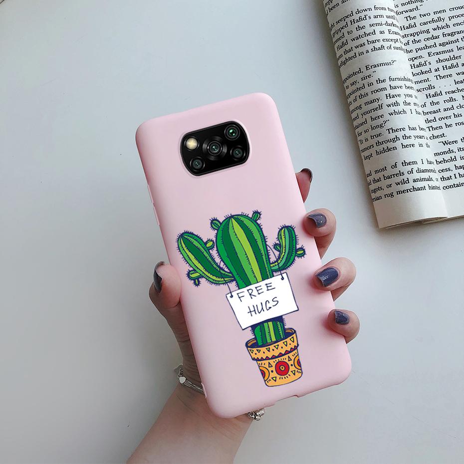 Чехол Poco X3 Для Xiaomi Poco X3 NFC Чехол Милые Fundas Силиконовый Мягкий ТПУ Задняя Крышка Для Xiaomi Poco X3 PocoX3 Pro X 3 Чехлы Для Телефона