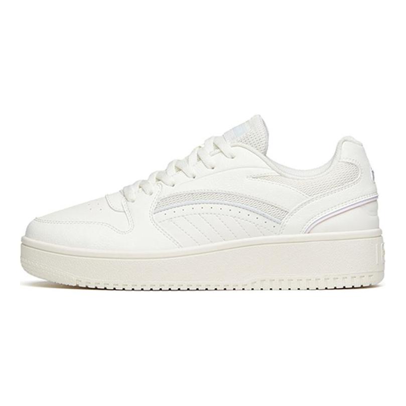 Anta Abrasion Resistant Low top Skateboard Shoes Women's White 922148066-3
