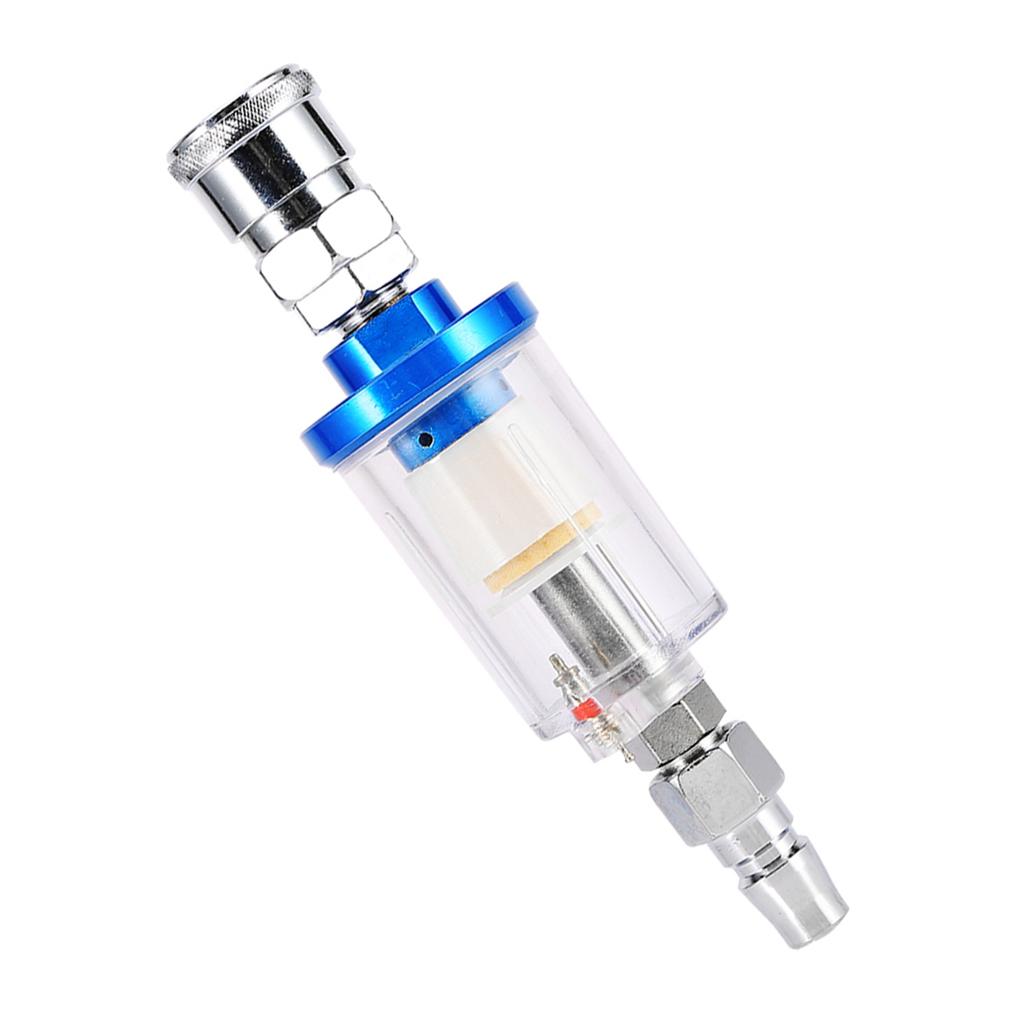 Spray Gun Air Line Filter Water Trap Clear Painting Moisture Separator with Male and Female Ada
