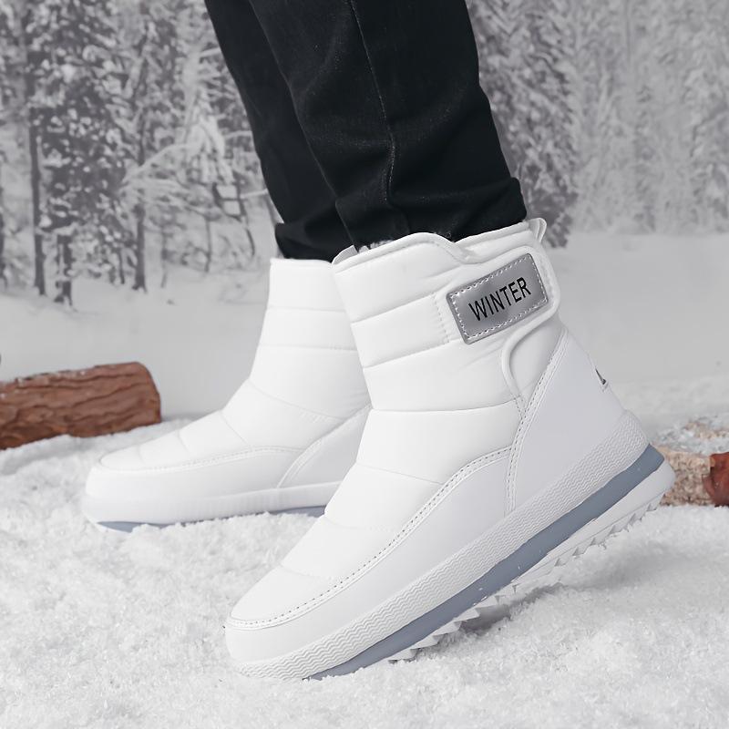 Женские зимние ботинки, теплые, на флисовой подкладке, высокие, для улицы