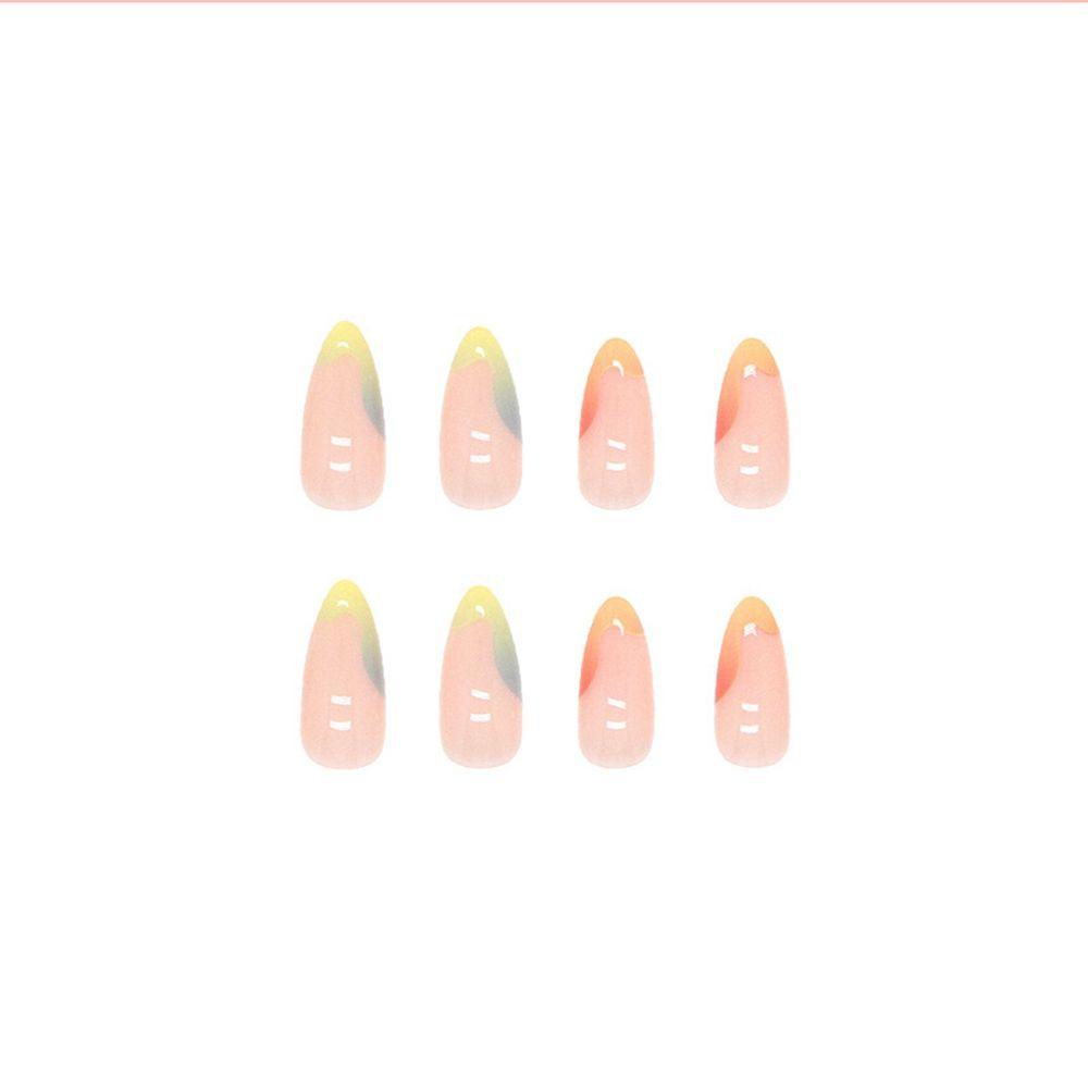 Инструмент для искусственного маникюра, миндалевидные накладные ногти, французские шпильки, накладные ногти, носимые типсы для ногтей