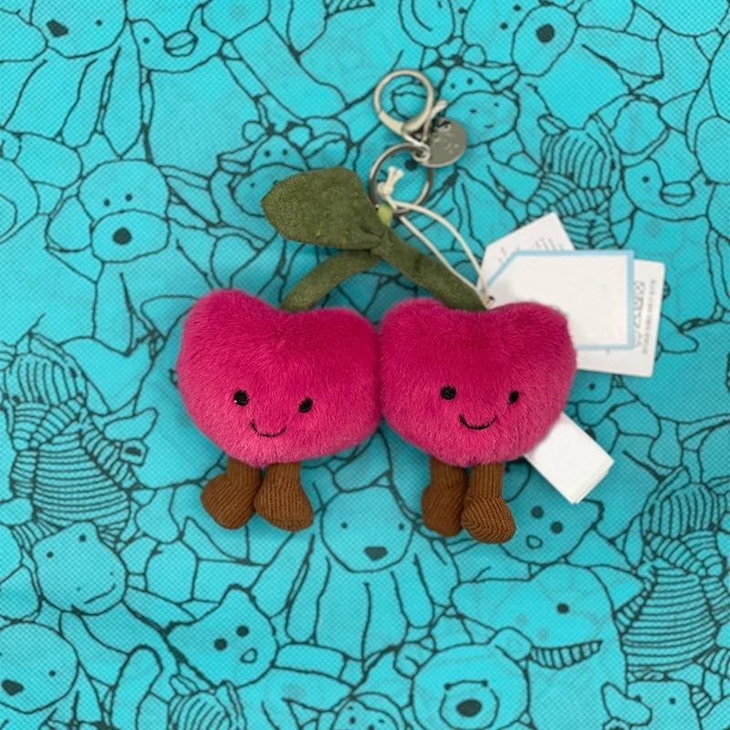 New JC label cute girl bag charm plush toy keychain Kawaii plush toy perfect as a birthday or Christmas gift get