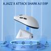 X ATTACK SHARK AJ159P Gaming Wireless PAW3395 26000 Magnetic Charging Dock 400mAh Compatible with Windows A.JAZZ Mouse, Ultra-Lightweight (56g),