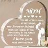 Mom’s Heart Acrylic Plaque: Thank You Gift – From Kids/Son/Daughter/Husband, Christmas/Birthday/Mother’s Day (Table Decor).