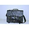 Laptop Black Briefcase Bag Hipster Goat Leather Messenger Bag