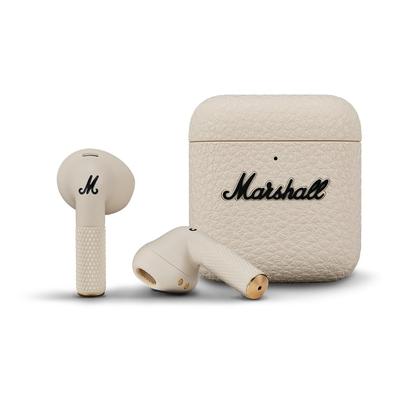 Marshall Minor IV Cream True Wireless Наушники-вкладыши с Bluetooth, Qi-зарядкой и поддержкой звонков [Официальный японский продукт]