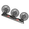 3 Heads Car Fan Portable Air Cooling Fan Silent Electric Fan 360 Degrees  Rotation with 2 Wind Speed Phone Number