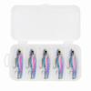 5PCS With 3D Eyes Fishing Blade Bait Zinc Alloy Swimbait Lure Durable Vib Blade Lure  For Walleye