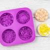 Силиконовые формы с 4 отверстиями для выпечки тортов, круглые антипригарные формы для пирогов, конфет, кексов, силиконовые формы для выпечки, кухонные принадлежности