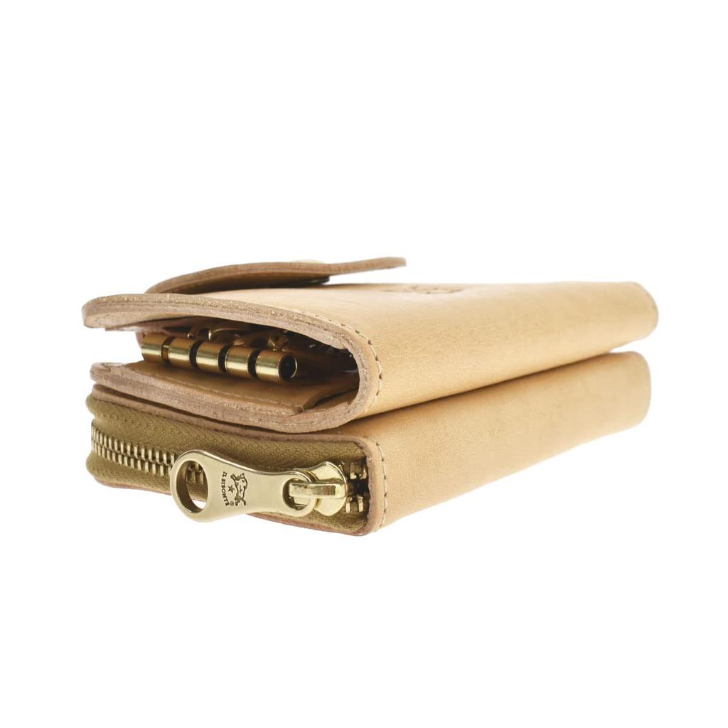 Key Case Natural NATURALE SMALL WALLET ACERO SSW013 PV0005 NA106B [Il Bisonte] [Item]
