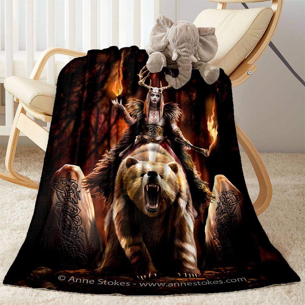 Gothic Style Blanket Comfortable Suitable for Picnics Sofa Seaside Four Seasons Universal Modern Style Best Holiday Gift for Friends Family
