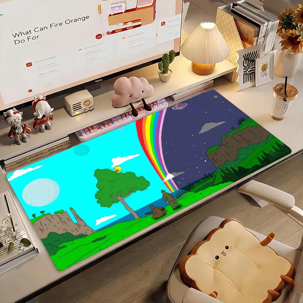 The B-Big Lez S-Show Cartoon Funy Mouse Pad Anti Slip Rubber Edge Locked Thickened Laptop Gaming Desk Mat