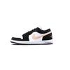 Air Jordan 1 Винтажные Баскетбольные Кроссовки Унисекс Низкие Черный/Розовый 553558-146(Team766-1.0)